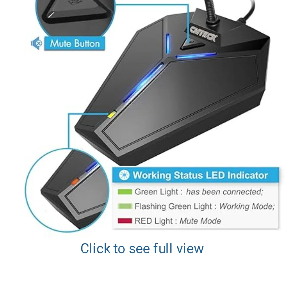 Plug And Play Desktop Omnidirectional Condencer PC laptop Microphone (14)